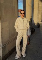 Tide - Coconuty zipped bomber jumper