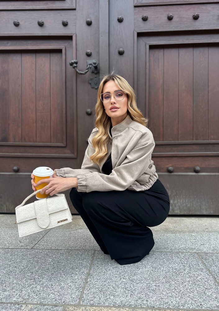 Nube - Beige bomber jacket