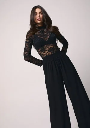 Lace - Black lace top