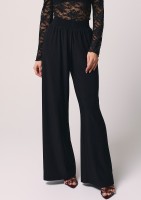 Softline - Black wide trousers