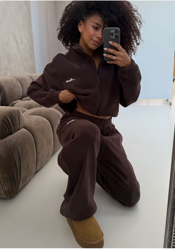 Glide - Brown microfleece pants