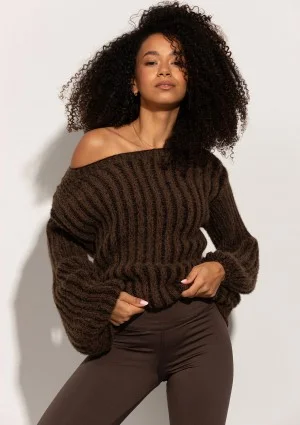 Soft Bare - Brown soft sweater