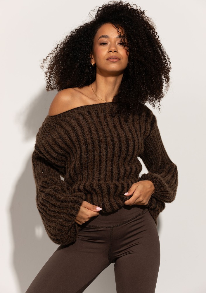 Soft Bare - Brown soft sweater