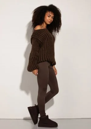 Soft Bare - Brown soft sweater