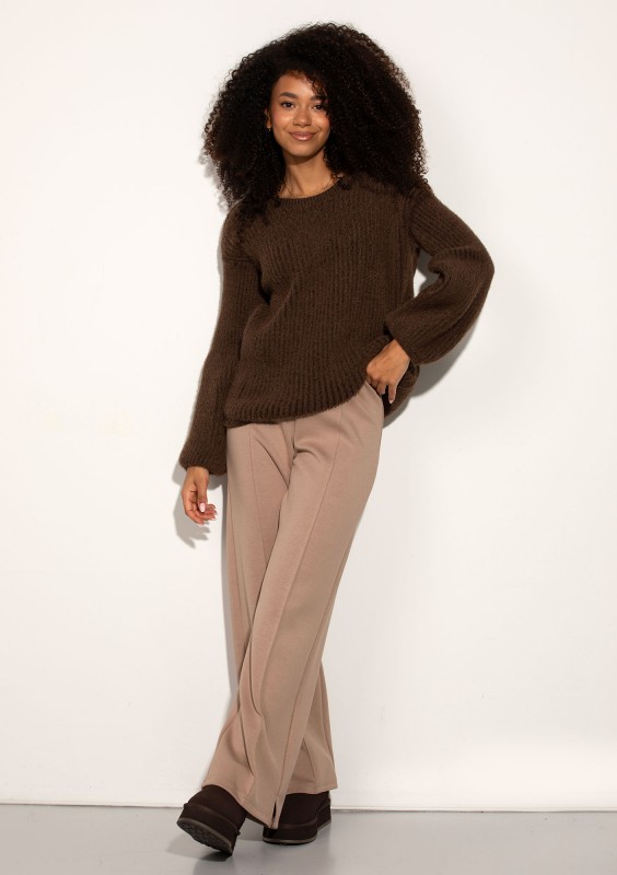 Mousse - Brown fluffy sweater