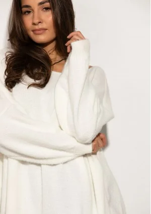 Soft Haze - Super soft oversized ecru sweater