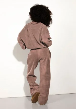 Glide - Latte beige microfleece pants