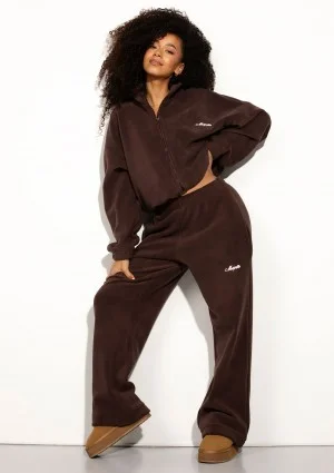Glide - Brown microfleece pants