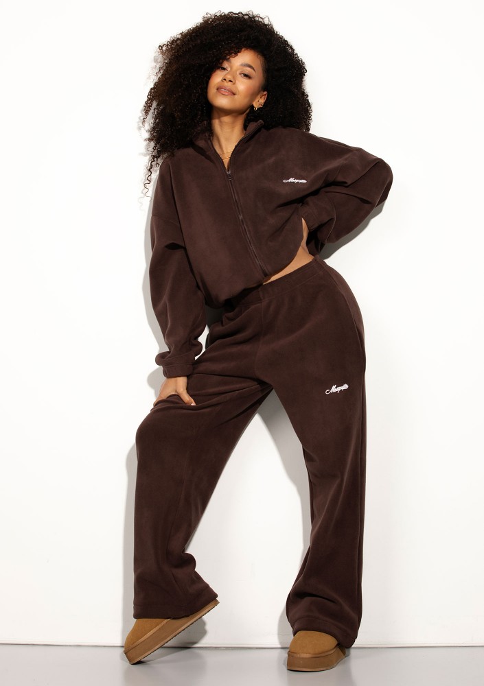 Glide - Brown microfleece pants