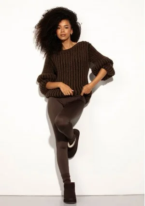 Soft Bare - Brown soft sweater
