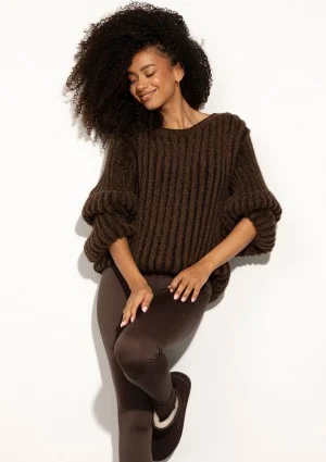 Soft Bare - Brown soft sweater