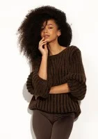 Soft Bare - Brown soft sweater
