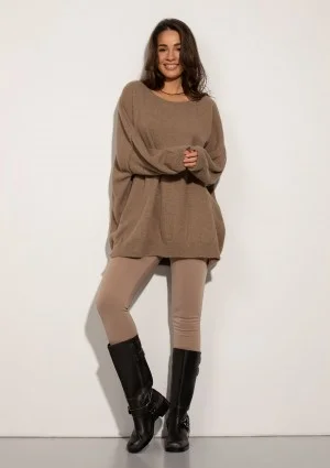 Soft Haze - Super soft oversized latte beige sweater