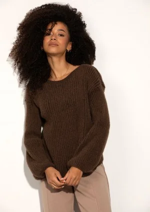 Mousse - Brown fluffy sweater