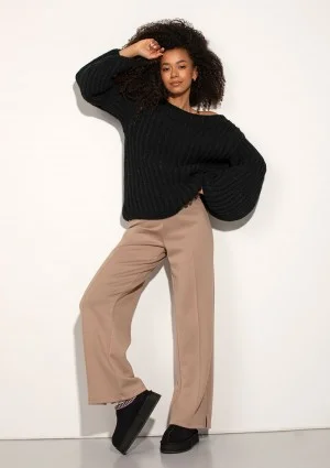 Soft Bare - Black soft sweater