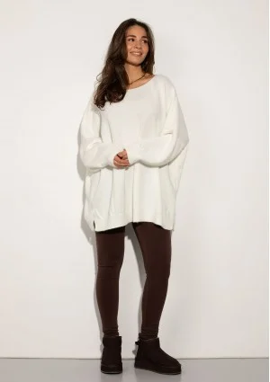 Soft Haze - Super soft oversized ecru sweater