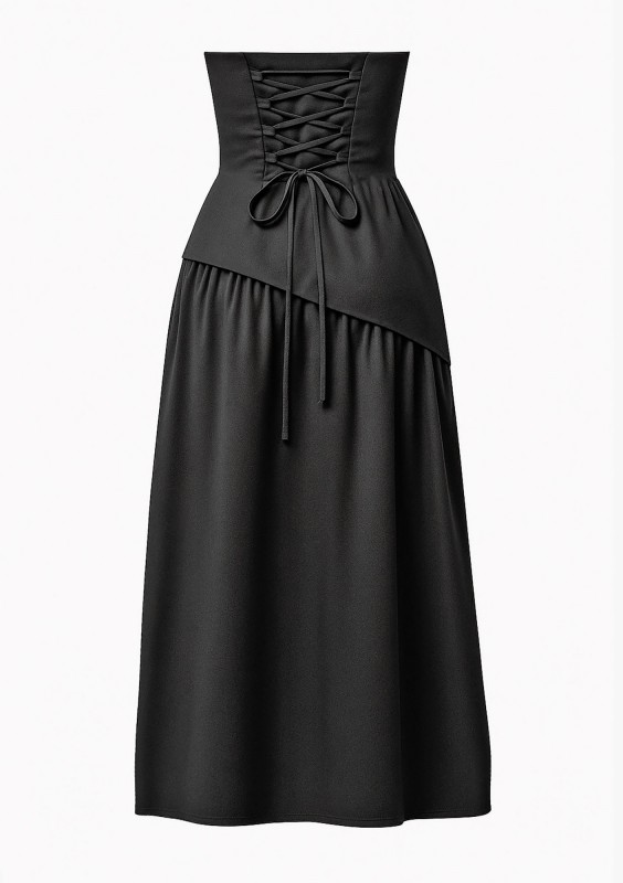 Muse - Black corset dress