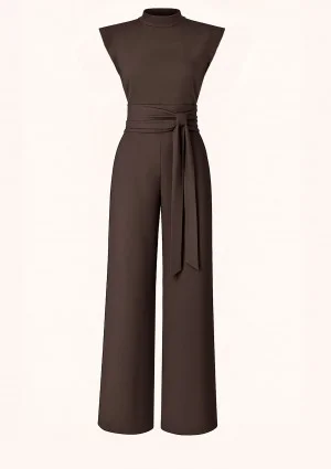 Linde - Brown chic jumpsuit