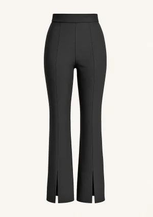 Deni - Black fitted trousers