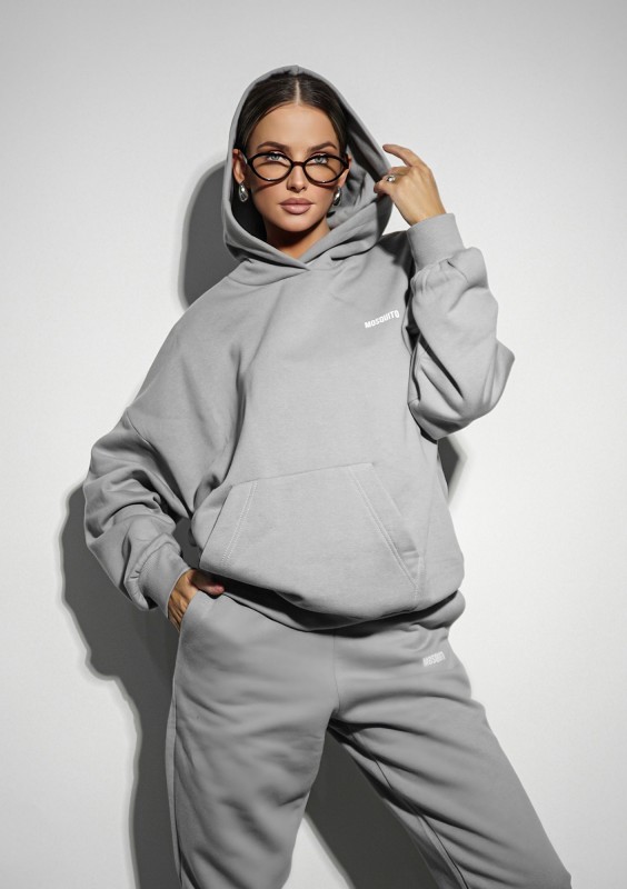 Pure - Bluza z kapturem Gray Rock