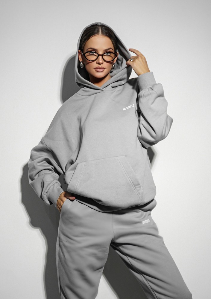 Pure - Bluza z kapturem Gray Rock