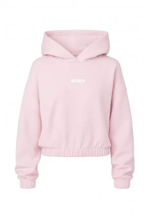 Icon - Bluza z kapturem i ściągaczem pastel Pink
