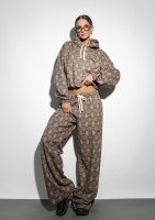 Clyde - Checked sweatpants