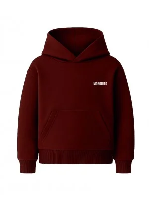 Pure - Bluza dziecięca z kapturem Deep Cherry