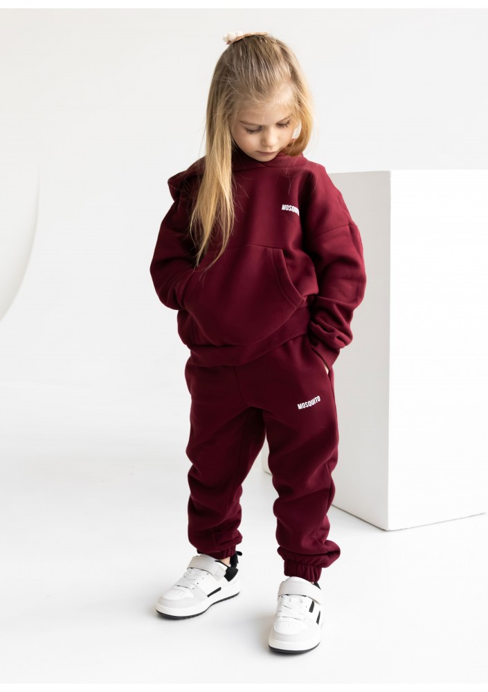 Pure - Spodnie dziecięce Deep Cherry