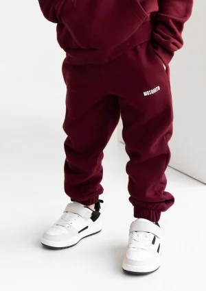 Pure - Kids sweatpants Deep Cherry