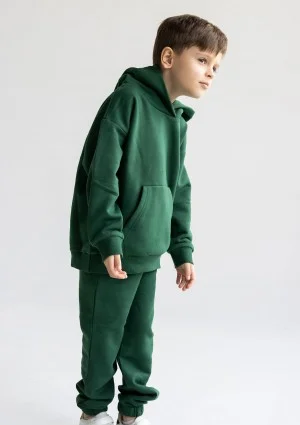 Pure - Hunter green kids hoodie