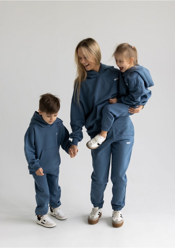 Pure - Kids sweatpants Retro Blue