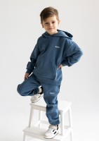 Pure - Retro blue kids hoodie
