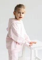 Pure - Bluza dziecięca z kapturem Pastel Pink