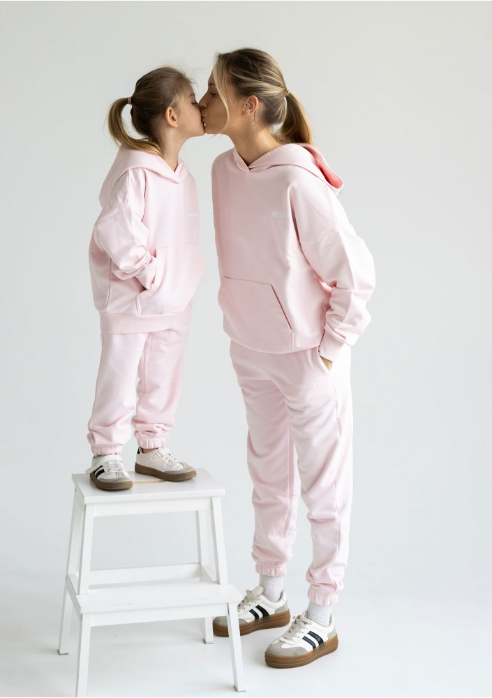 Pure - Pastel pink kids hoodie