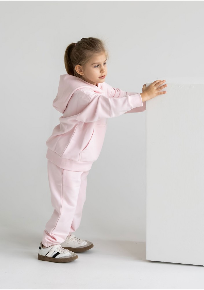 Pure - Pastel pink kids hoodie