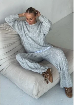 Milu - Grey knitted pants