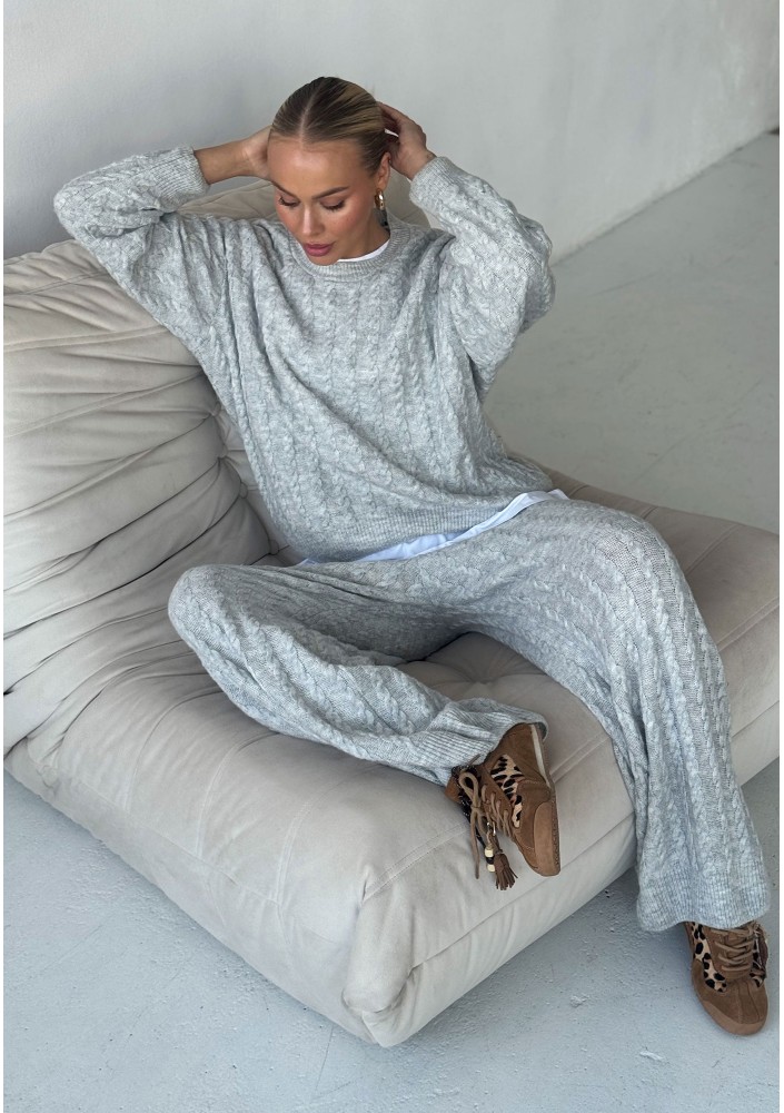 Milu - Grey knitted pants