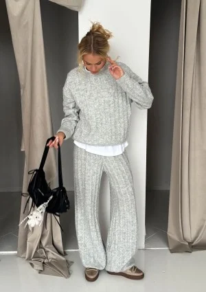 Milu - Grey knitted pants
