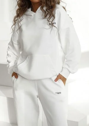 Pure - white hoodie