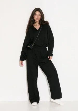 Axis - Black oversized jumpsuit