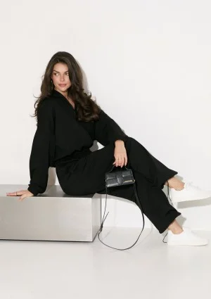 Axis - Black oversized jumpsuit