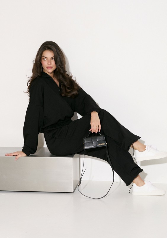 Axis - Kombinezon dresowy oversize Black