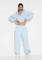 Lush - Baby blue velvet sweatpants