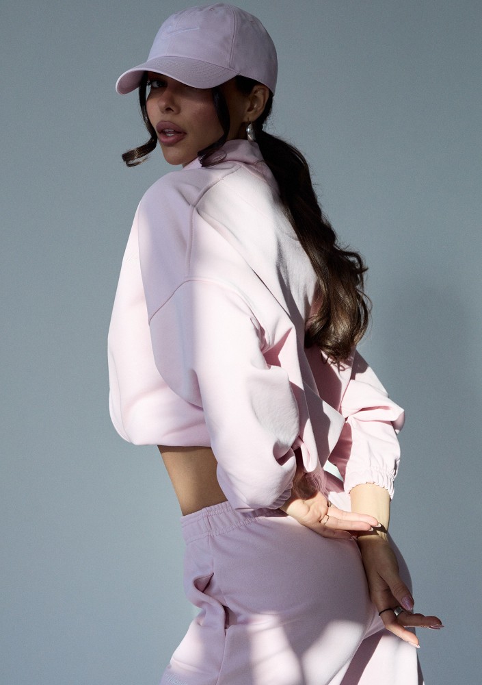 Glide - Bluza na zamek Pastel Pink