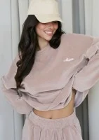 Halo - Longsleeve welurowy Latte