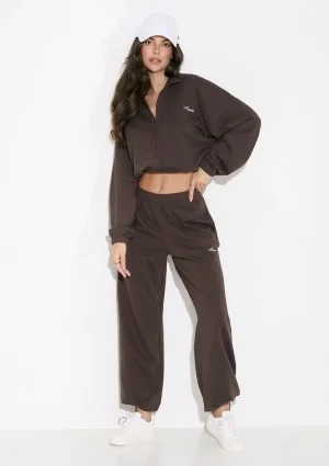 Glide - Spodnie dresowe Dark Chocolate