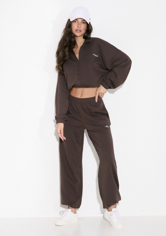 Glide - Spodnie dresowe Dark Chocolate