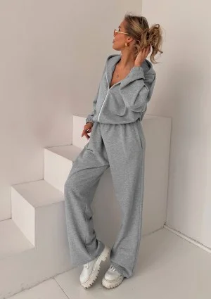 Axis - Kombinezon dresowy oversize Grey Melange