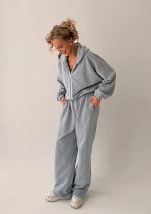 Axis - Melange grey oversized jumpsuit